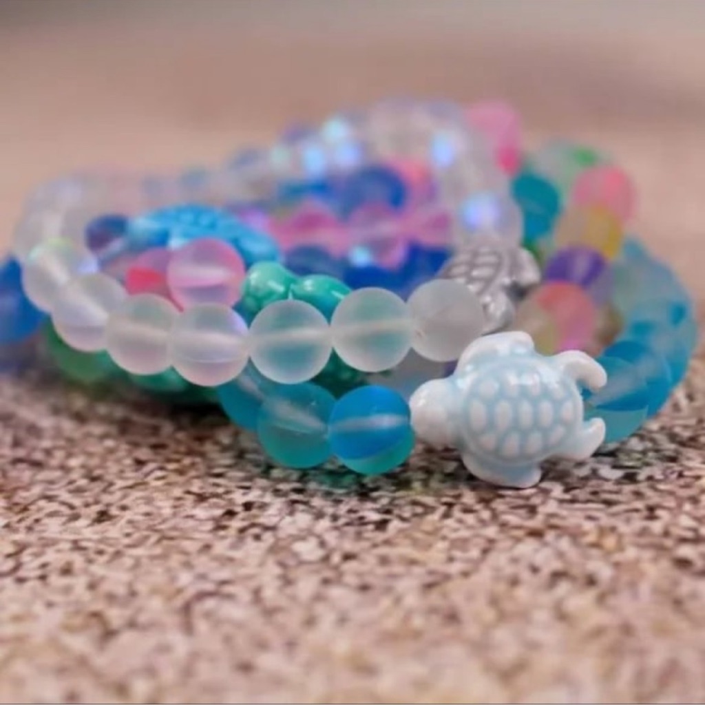 Bundle Of 6 New Simply Southern Sea Turtle Bracelets Tracking Bracelet Stacks